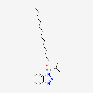 1-[1-(Dodecyloxy)-2-methylpropyl]-1H-1,2,3-benzotriazole