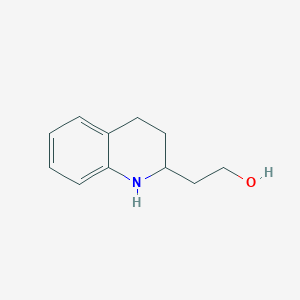 molecular formula C11H15NO B2879208 2-(1,2,3,4-Tetrahydroquinolin-2-yl)ethan-1-ol CAS No. 65623-40-7