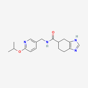 N-((6-isopropoxypyridin-3-yl)methyl)-4,5,6,7-tetrahydro-1H-benzo[d]imidazole-5-carboxamide