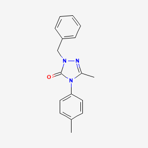molecular formula C17H17N3O B2879218 2-Benzyl-5-methyl-4-(4-methylphenyl)-1,2,4-triazol-3-one CAS No. 860789-69-1