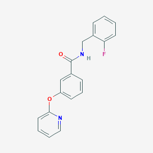 N-(2-fluorobenzyl)-3-(pyridin-2-yloxy)benzamide