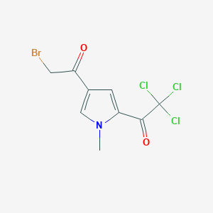 1-[4-(2-bromoacetyl)-1-methyl-1H-pyrrol-2-yl]-2,2,2-trichloro-1-ethanone