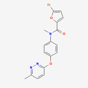 5-bromo-N-methyl-N-(4-((6-methylpyridazin-3-yl)oxy)phenyl)furan-2-carboxamide