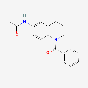 N-(1-benzoyl-1,2,3,4-tetrahydroquinolin-6-yl)acetamide