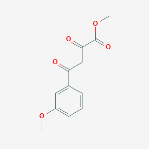 molecular formula C12H12O5 B2879667 Methyl 4-(3-methoxyphenyl)-2,4-dioxobutanoate CAS No. 501653-39-0