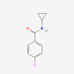 molecular formula C10H10INO B2879678 N-cyclopropyl-4-iodobenzamide 