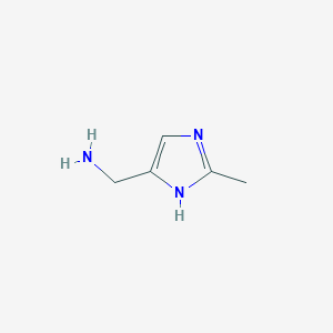 molecular formula C5H9N3 B2879704 (2-methyl-1H-imidazol-4-yl)methanamine CAS No. 18453-26-4