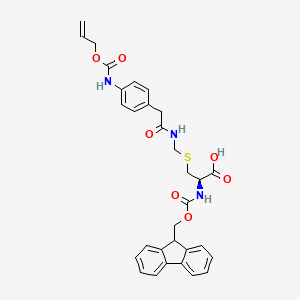 molecular formula C31H31N3O7S B2879707 Fmoc-L-Cys(Aapam)-OH CAS No. 1946783-89-6