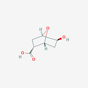 B2879748 rac-(1R,2R,4R,5S)-5-Hydroxy-7-oxabicyclo[2.2.1]heptane-2-carboxylic acid CAS No. 2008714-63-2