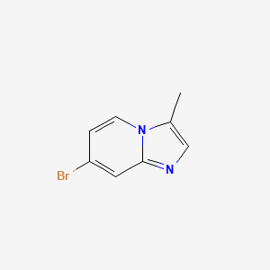 molecular formula C8H7BrN2 B2879765 7-溴-3-甲基咪唑并[1,2-a]吡啶 CAS No. 1276026-68-6