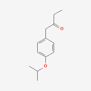 molecular formula C13H18O2 B2879766 1-(4-异丙氧基苯基)丁烷-2-酮 CAS No. 88795-89-5