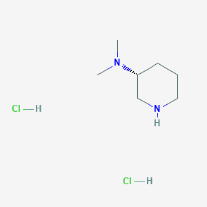 molecular formula C7H18Cl2N2 B2879798 (R)-N,N-dimethylpiperidin-3-amine dihydrochloride CAS No. 1152110-75-2
