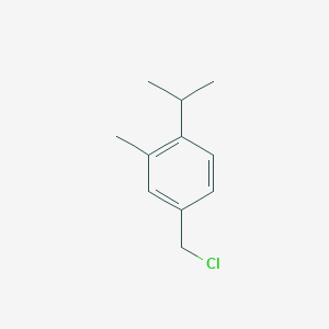 molecular formula C11H15Cl B2879802 4-(Chloromethyl)-2-methyl-1-propan-2-ylbenzene CAS No. 2418717-81-2