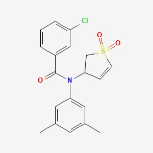 3-chloro-N-(3,5-dimethylphenyl)-N-(1,1-dioxido-2,3-dihydrothien-3-yl)benzamide