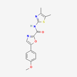 N-(4,5-dimethylthiazol-2-yl)-5-(4-methoxyphenyl)oxazole-2-carboxamide