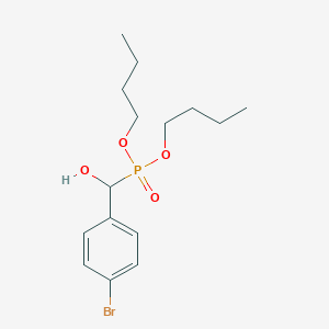 molecular formula C15H24BrO4P B2879906 dibutyl [(4-bromophenyl)(hydroxy)methyl]phosphonate CAS No. 373619-00-2