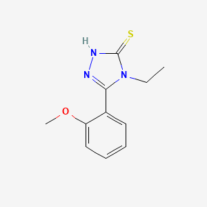 4-ethyl-5-(2-methoxyphenyl)-4H-1,2,4-triazole-3-thiol