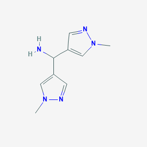 bis(1-methyl-1H-pyrazol-4-yl)methanamine