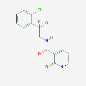 molecular formula C16H17ClN2O3 B2879919 N-(2-(2-chlorophenyl)-2-methoxyethyl)-1-methyl-2-oxo-1,2-dihydropyridine-3-carboxamide CAS No. 1705348-55-5