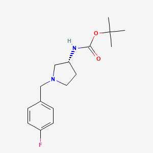 (R)-tert-Butyl 1-(4-fluorobenzyl)pyrrolidin-3-ylcarbamate