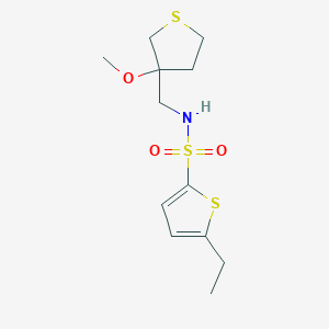 5-ethyl-N-((3-methoxytetrahydrothiophen-3-yl)methyl)thiophene-2-sulfonamide
