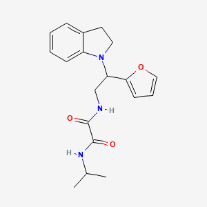 N1-(2-(furan-2-yl)-2-(indolin-1-yl)ethyl)-N2-isopropyloxalamide