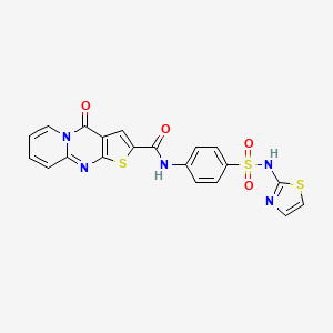 4-oxo-N-(4-(N-(thiazol-2-yl)sulfamoyl)phenyl)-4H-pyrido[1,2-a]thieno[2,3-d]pyrimidine-2-carboxamide