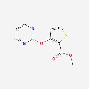 Methyl 3-(2-pyrimidinyloxy)-2-thiophenecarboxylate