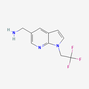 (1-(2,2,2-Trifluoroethyl)-1H-pyrrolo[2,3-b]pyridin-5-yl)methanamine