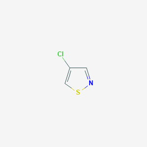 molecular formula C3H2ClNS B2879956 4-Chloroisothiazole CAS No. 25039-53-6