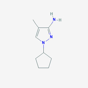 1-cyclopentyl-4-methyl-1H-pyrazol-3-amine