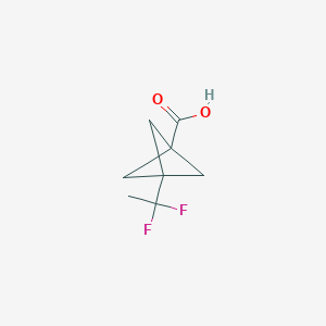 3-(1,1-Difluoroethyl)bicyclo[1.1.1]pentane-1-carboxylic acid