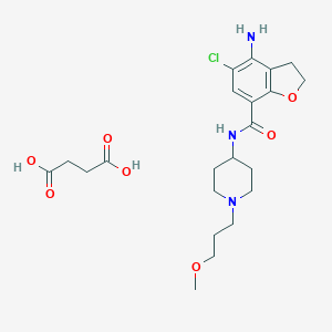 molecular formula C18H26ClN3O3.C4H6O4 B000288 Prucalopride succinate CAS No. 179474-85-2