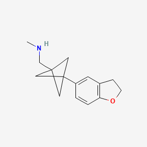 1-[3-(2,3-Dihydro-1-benzofuran-5-yl)-1-bicyclo[1.1.1]pentanyl]-N-methylmethanamine