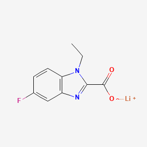 Lithium 1-ethyl-5-fluoro-1H-benzo[d]imidazole-2-carboxylate