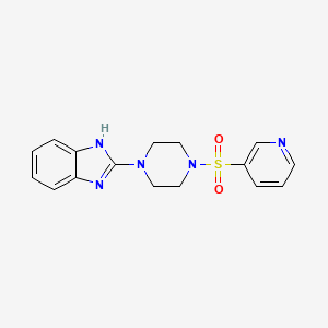 2-(4-(pyridin-3-ylsulfonyl)piperazin-1-yl)-1H-benzo[d]imidazole
