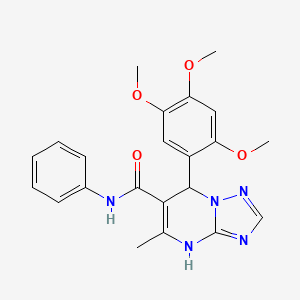 5-methyl-N-phenyl-7-(2,4,5-trimethoxyphenyl)-4,7-dihydro[1,2,4]triazolo[1,5-a]pyrimidine-6-carboxamide