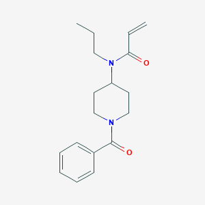 N-(1-Benzoylpiperidin-4-yl)-N-propylprop-2-enamide