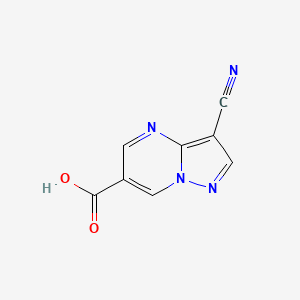 3-Cyanopyrazolo[1,5-a]pyrimidine-6-carboxylic acid