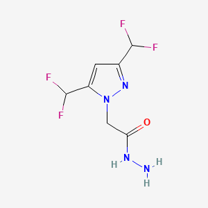 2-[3,5-bis(difluoromethyl)-1H-pyrazol-1-yl]acetohydrazide