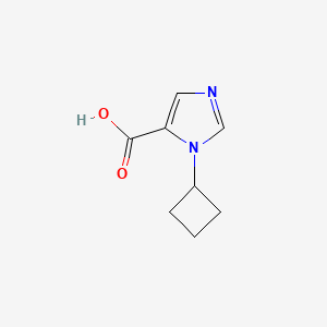molecular formula C8H10N2O2 B2880057 1-Cyclobutyl-1H-imidazole-5-carboxylic acid CAS No. 1547005-30-0