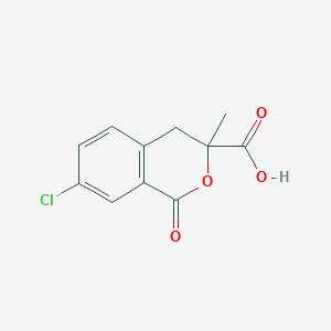 7-Chloro-3-methyl-1-oxoisochromane-3-carboxylic acid