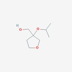 [3-(Propan-2-yloxy)oxolan-3-yl]methanol