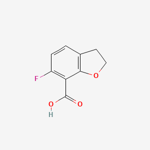 6-Fluoro-2,3-dihydro-1-benzofuran-7-carboxylic acid