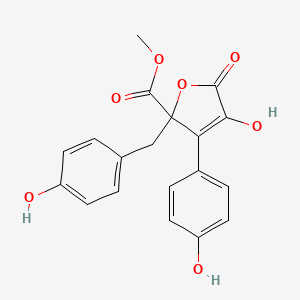 molecular formula C19H16O7 B2880108 Butyrolactone Ii CAS No. 87414-44-6