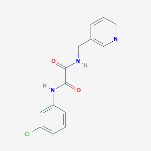 molecular formula C14H12ClN3O2 B2880228 N-(3-chlorophenyl)-N'-[(pyridin-3-yl)methyl]ethanediamide CAS No. 331863-19-5