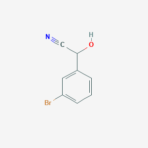 molecular formula C8H6BrNO B2880435 2-(3-Bromophenyl)-2-hydroxyacetonitrile CAS No. 71412-88-9