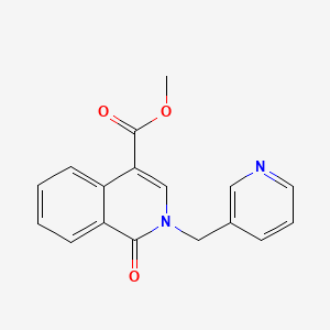 Methyl 1-oxo-2-(3-pyridinylmethyl)-1,2-dihydro-4-isoquinolinecarboxylate