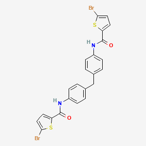 N,N'-(methylenebis(4,1-phenylene))bis(5-bromothiophene-2-carboxamide)