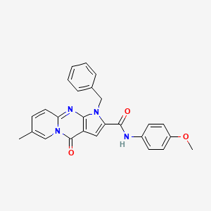 1-benzyl-N-(4-methoxyphenyl)-7-methyl-4-oxo-1,4-dihydropyrido[1,2-a]pyrrolo[2,3-d]pyrimidine-2-carboxamide